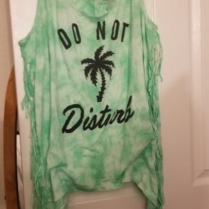 NWOT Fun summer tye die tank top